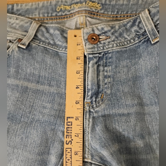 AMERICAN EAGLE Artist Vintage Jeans Cotton Distressed 14 R - Picture 9 of 16